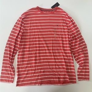 Men’s Salmon Striped Shirt